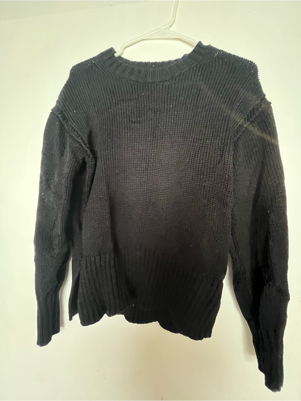 Banana Republic Black Fisherman Sweater - Women's XS (fits M)